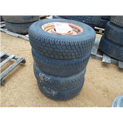 1 LOT (4) P215/70R15 TIRES & RIMS