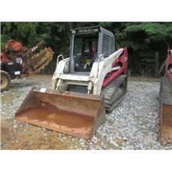 2006 TAKEUCHI TK150 SKID STEER LOADER, VIN/SN:21503615 - TRACK TYPE, GP BUCKET, ECAB W/AIR, METER RE