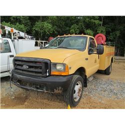 1999 FORD F450 SERVICE TRUCK, VIN/SN:1FDXF46FXXEB40131 - POWERSTROKE DIESEL ENG, A/T, KNAPHEIDE SERV