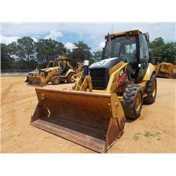2008 CAT 420E 4X4 LOADER BACKHOE, VIN/SN:HLS05541 - EXTENDAHOE, MP BUCKET, 24" HOE BUCKET, ECAB W/AI