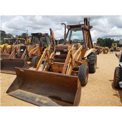 CASE 580 SUPER E LOADER BACKHOE, VIN/SN:9077056 - EXTENDAHOE, GP BUCKET, 18" HOE BUCKET, CANOPY