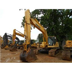 2007 KOMATSU PC220LC HYDRAULIC EXCAVATOR, VIN/SN:A88355 - 10' STICK, 42" BUCKET, ECAB W/ AC, METER R