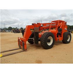 SKYTRAK 10042 TELESCOPIC FORKLIFT, VIN/SN:2127 - TILT CHASSIS, OUTRIGGERS, CANOPY, 17.5R25 TIRES, ME
