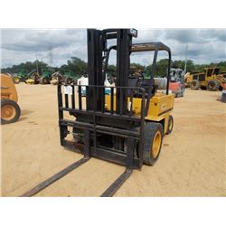 CAT VC60D FORKLIFT, VIN/SN:2MC583 - 6,000# CAP, PROPANE, 4' 6" FORKS, METER READING 8,408 HOURS