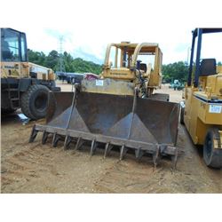 KOMATSU D65E CRAWLER TRACTOR, VIN/SN:B2327 - STRAIGHT BLADE W/HYD TILT, ROOT RAKE, CANOPY, SWEEPS, S