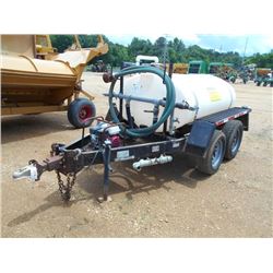 2006 WYLE WATER WAGON, - 500 GALLONS, HONDA GAS ENGINE W/PUMP, SPRAY BAR, MTD ON T/A TRAILER, S/N 1W