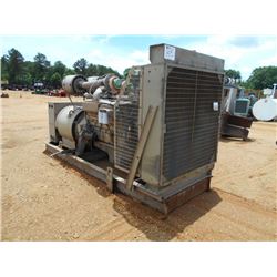 CUMMINS 680FDR 5056EEW STANDBY GENERATOR, VIN/SN:HF90054-7/11-1 400KW, CUMMINS DIESEL ENGINE, SKID M