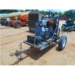 GORMAN-RUPP 6" PUMP - W/DEUTZ DIESEL ENGINE, MTD ON S/A TRAILER