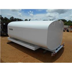 13' (UNUSED) 3500 GALLON WATER TANK, VIN/SN:098 - WITH PALLET OF PUMP AND CONTROLS, TANK HAS REAR AN