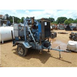 HYD PUMP W/PERKINS DIESEL ENGINE, MTD ON S/A TRAILER