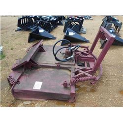6' BRUSH MOWER, FITS SKID STEER LOADER