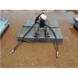 BUSH MASTER 48" HYD MOWER, FITS WHEEL LOADER