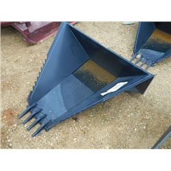 (UNUSED) TOMAHAWK STUMP BUCKET, FITS SKID STEER LOADER