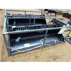 (UNUSED) 84" MULTI-PURPOSE BUCKET, FITS SKID STEER LOADER