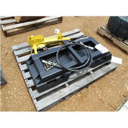 HYDRAULIC HAMMER W/MOUNTING PLATE, FITS SKID STEER LOADER