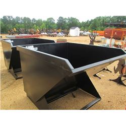 2 CUBIC YARD TRASH HOPPER (MOUNTS TO SKID STEER)