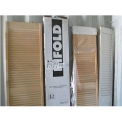 1 LOT BI FOLD DOORS