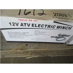 12 VOLT ATV ELECTRIC WINCH