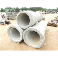 1 LOT (3) 24" X 8" CONCRETE PIPE