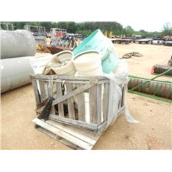 1 LOT MISC SIZE PVC FITTINGS