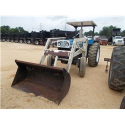 LONG 610 FARM TRACTOR, VIN/SN:64006847 - PTO, 3 PTH, 1 REMOTE CANOPY, 16.9-28 TIRES, COUPLER & BUCKE