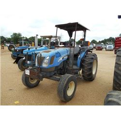 FORD NEW HOLLAND TN60A FARM TRACTOR, VIN/SN:47128481 - 3 PTH, PTO, CANOPY, 16,9-24 TIRES, METER READ