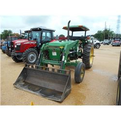 JOHN DEERE 2555 FARM TRACTOR, VIN/SN:709347 - 3 PTH, PTO, 1 HYD REMOTE, KOYKER 210 FRONT LOADER ATTA