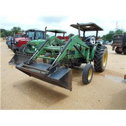 JOHN DEERE 5300 FARM TRACTOR, VIN/SN:120084 - 3 PTH, PTO, 1 HYD REMOTE, KOYKER 210 FRONT LOADER ATTA