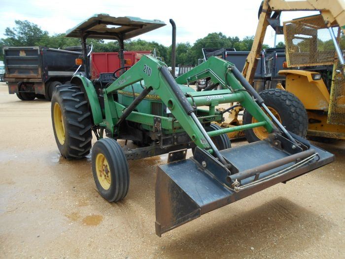JOHN DEERE 5300 FARM TRACTOR, VIN/SN120084 3 PTH, PTO, 1 HYD REMOTE, KOYKER 210 FRONT LOADER ATTA