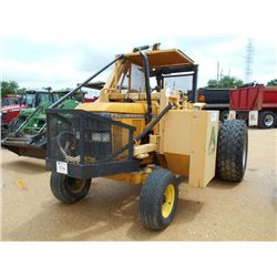JOHN DEERE 6300 FARM TRACTOR, VIN/SN:107348 - 3 PTH, PTO, 1 HYD REMOTE, ALAMO SIDE BOOM MOWER, S/N 0