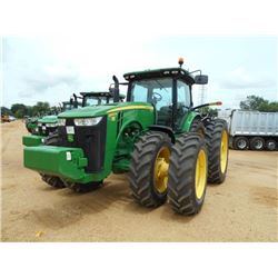 2012 JOHN DEERE 8310R MFWD FARM TRACTOR, VIN/SN:063763 - QUICK HITCH, PTO, 4 HYD REMOTES, ECAB W/AIR