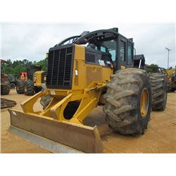 2013 CAT 545C GRAPPLE SKIDDER, VIN/SN:54501132 - DUAL ARCH, WINCH, ECAB W/AIR, 35.5L-32 TIRES, METER