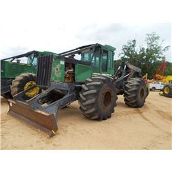 JOHN DEERE 748G III VIN/SN:602435 - DUAL ARCH, ECAB W/AIR, 30.5-32 TIRES, DUALLING PLATES, METER REA