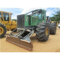 2012 JOHN DEERE 648H GRAPPLE SKIDDER, VIN/SN:646608 - DUAL ARCH, WINCH, ECAB W/AIR, 30.5-32 TIRES, M