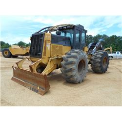 CAT 525C GRAPPLE SKIDDER, VIN/SN:52500331 - SINGLE ARCH, WINCH, 30.5-32 TIRES, METER READING 13,390 