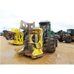 2012 JOHN DEERE 643K FELLER BUNCHER, VIN/SN:648470 - SAW HEAD, ECAB W/AIR, 28L-26 TIRES, METER READI