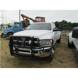 2014 DODGE RAM 3500 4X4 PICKUP, VIN/SN:3C63RRGLXEG150389 - CUMMINS TURBO DIESEL, A/T, GOOSENECK HOOK