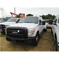 2011 FORD F-350 CREW CAB DUALLY, VIN/SN:1FT8W3CT0BEC38851 - POWERSTROKE DIESEL ENG, A/T, ODOMETER RE
