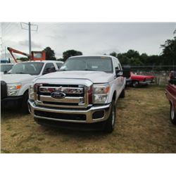 2014 FORD F250 PICKUP, VIN/SN:1FT7W2B62EEA28225 - GAS ENGINE, A/T, CREW CAB, LONG BED, ODOMETER READ