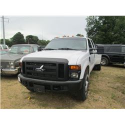 2009 FORD F350 4X4 DUALLY, VIN/SN:1FTWW33Y69EA849997 - TRITON GAS ENG, A/T, CREW CAB, LONG BED, ODOM