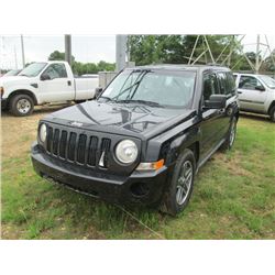 2009 JEEP PATRIOT VIN/SN:1J4FT28B19D196470 - GAS ENGINE, A/T, ODOMETER READING 128,308 MILES