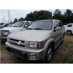 1998 INFINITI QX4 4X4 SUV, VIN/SN:JNRA05Y6WW027296 - V6 GAS, A/T, ODOMETER READING 235,693 MILES