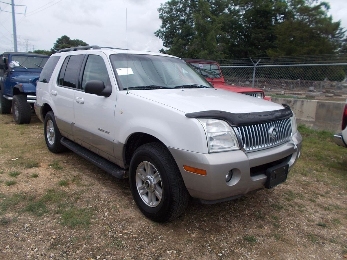2002 Mercury Mountaineer Suv Vin Sn 4m2zu66w42zj15557 T Odometer Reading