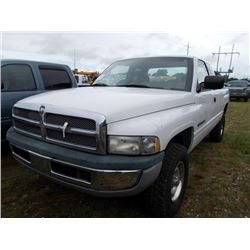 1997 DODGE RAM 1500 4X4 PICKUP, VIN/SN:3B7HF13Z2VG768633 - GAS ENGINE, A/T, EXTENDED CAB, ODOMETER R