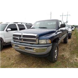 2001 DODGE RAM 2500 4X4 PICKUP, VIN/SN:2B7KF23641G745575 - CUMMINS TURBO DIESEL ENGINE, AUTO TRANS, 