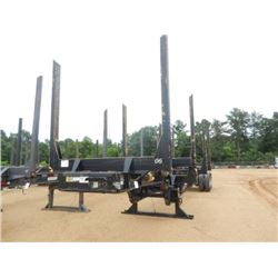 2008 PITTS T/A 4 BOLSTER LOG TRAILER, VIN/SN:5JYLP402X8P080851 - 11R24.5 TIRES ON DISC WHEELS