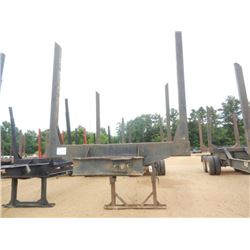 4 BOLSTER LOG TRAILER, - 11R24.5 TIRES