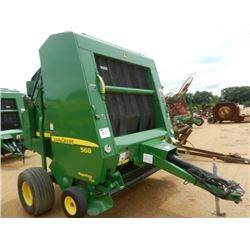 JOHN DEERE 568 ROUND HAY BALER VIN/SN:375190 - MEGAWIDE PLUS, 10,750 BALES, MONITOR IN OFFICE
