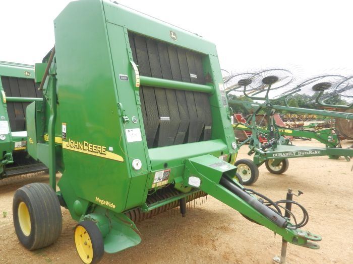 JOHN DEERE 567 ROUND HAY BALER VIN/SN197033 MEGAWIDE, 7,755 BALES