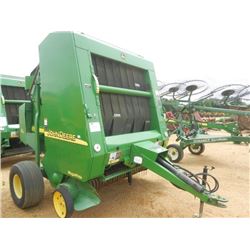 JOHN DEERE 567 ROUND HAY BALER VIN/SN:197033 - MEGAWIDE, 7,755 BALES, MONITOR IN OFFICE